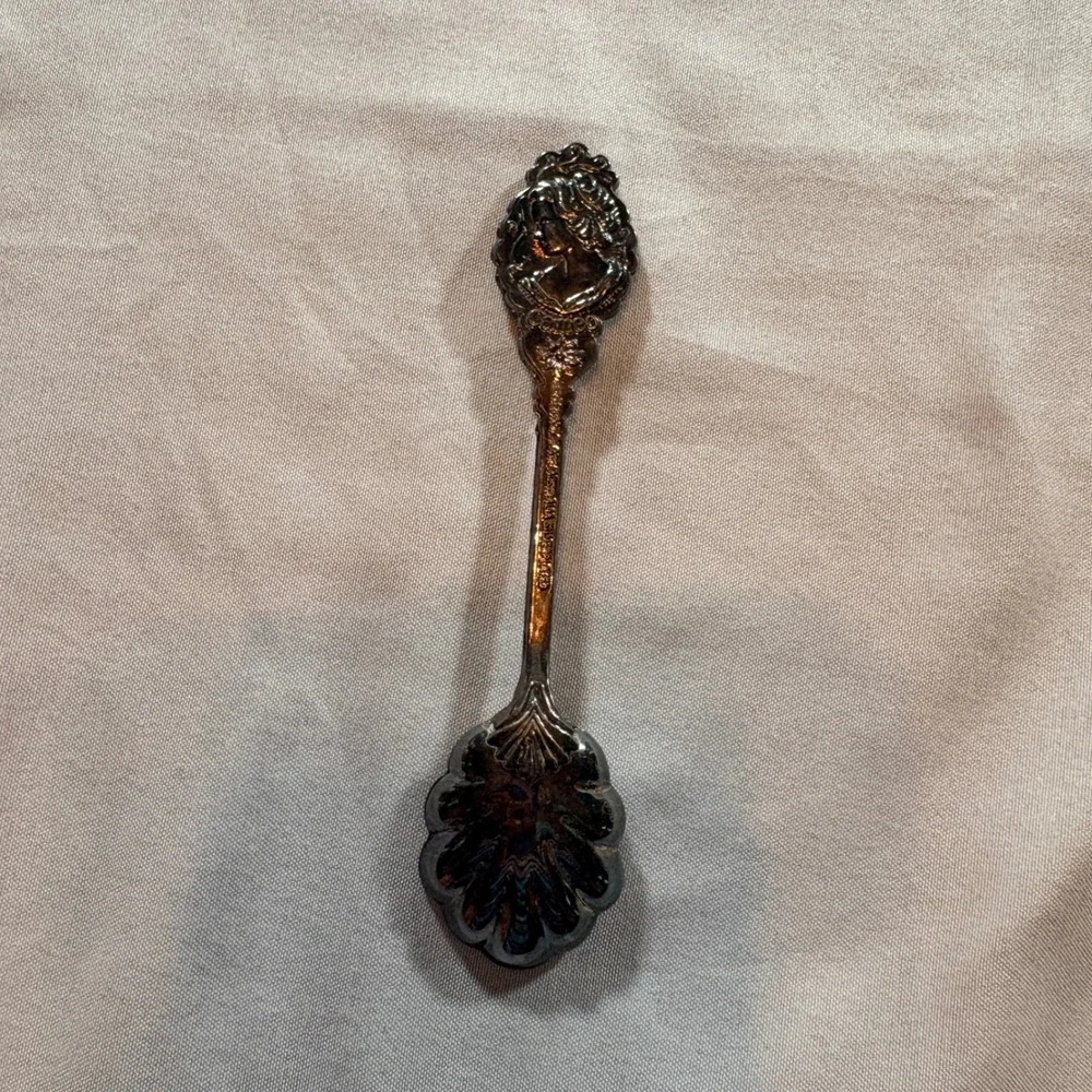 Cameo Nashville Music City USA Souvenir Spoon Silver Plated Australia Vintage